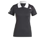 adidas Club Polo - Women's T-Shirt, Womens, Polo, GQ1179, Black White, L