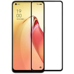 Oppo OPPO Reno8 5G Premium Full Cover Glass Screen Protector Black