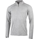 Lundhags Men's Gimmer Merino Light 1/2 Zip Light Grey, XL