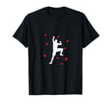 Awesome Wall Climber Rock Mountain Wall Climbing Bouldering T-Shirt