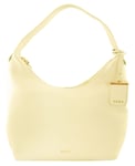 DKNY Cream Shoulder Bag Off White Ivory Medium Top Zip Leather Hobo Handbag