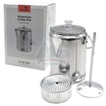 EASY CAMP COFFEE POT KETTLE ADVENTURE CAMPING PERCOLATOR 1.4L USE OVER FIRE