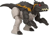 Mattel Jurassic World Transforming Dinosaur Toy, Indoraptor to Brachiosaurus, Massive Stretch Fierce Changers 16-Step 2 in 1 Figure, HPD35