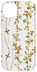 Coque pour iPhone 14 Plus Saint Rosaire Verdure Aquarelle Foi Catholique