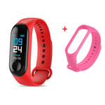 Montre Connectée M3 Pour Enfants,Écran De Document,Bracelet De Sport,Activité,Course À Pied,Suivi De La Fréquence Cardiaque,Connecté,Enfant - Type M3 And Strap9