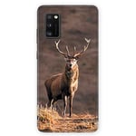 Coque pour Samsung Galaxy A41 chasse chevreuil Blanc