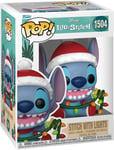 Figurine Funko Pop - Lilo Et Stitch [Disney] N°1504 - Stitch Avec Guirlandes (80038)