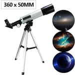 Télescope Astronomique Monoculaire Zoom HD 36050 mm Extérieur avec Trépied Espace Réfracteur Astronomique pour Enfant Débutant