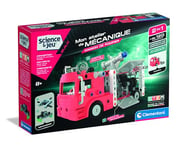 Clementoni | Coffret Construction Camion de Pompier 2 en 1 | 8 Ans + | Mon Atelier Mécanique | Mécanismes | STEM | + 120 Pièces | Manuel 3D | Réplique | Fabriqué en Italie | Cadeau Jouet Enfant