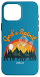 iPhone 16 Pro Max Christian Baptism, Bible Verse John 3:8 God’s Spirit Retro Case