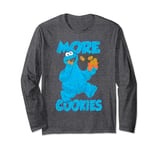 Sesame Street Cookie Monster More Cookies Longsleeve T Shirt Long Sleeve T-Shirt