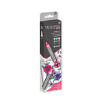 Crafter's Companion Spectrum Noir TriBlend Alcohol 3-in-1 Brush Marker-Spring Blooms-Pack of 3, one size