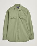 Ralph Lauren Purple Label Chino Twill Overshirt Dark Ivy