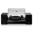 Lenco LS-300BK Turntable And Hi Fi Speakers - Black