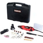Teeno - Outil Multifonction Rotatif 135W avec 80 Accessoires,Mini Outil Rotatif Electrique pour couper, perceuse, et