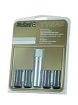 McGard Écrous Antivol Tuner (Noir) M14X1,5, Embase Conique, Longueur Totale 41,8 mm, Ouverture de la Clé 22 mm, Diamètre de la Clé 20,2 mm