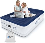 Active Era Luxury King Size Air Bed, Inflatable Mattress with Electric Pump &...