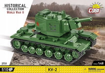 Cobi 2731 Historical Collection Wwii Kv-2 - Sovjetisk Tung Tank 510 Murstein