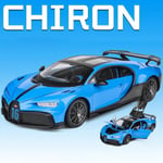 1:18 Chiron Supercar Alloy Malliautolelu Diecasts Metal Casting Sound and Light Autolelut Lasten Ajoneuvo