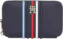 Tommy Hilfiger Portefeuille Femme Petit, Bleu (Space Blue), Taille Unique