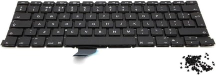 Clavier QWERTY Remplacement de la Version UK Compatible avec MacBook Pro A1502 13\u201d Fin 2013-2015