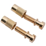 Musiclily Pro 2Pcs Gold M8 Metric Tailpiece Studs For Epiphone Les Paul Guitar