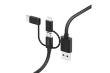 Hama 00201536 USB-kabel 1,5 m USB 2.0 USB A USB C Sort