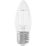 Ampoule LED E27 - CALEX - CANDLE B35 - Filament droit - 4,5 W - 470 lm - 2700...