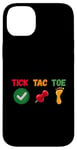 Coque pour iPhone 14 Plus Tic, tac, toe. Abstrait drôle, humour