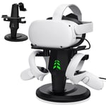 VR Stand, Headset Charging Dock, VR Display Stand for Meta/  2, Rift/Rift S6609