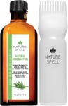 Nature Spell Rosemary Oil for Hair with Hair Precision Oil Applicator Bottle