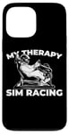 Coque pour iPhone 13 Pro Max Gamer Racer - Simulation De Course Sim Racing