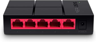 Switch Ethernet Gigabit 5 Ports 10/100/1000 Mbps, Switch Rj45, Plug And Play - Idéal Partage De Connexion Et Mise En Réseau Pour Les Petites Entreprises Et Les Bureaux, Ms105G