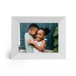 Aura UKA200-WHTS digital photo frame Quartz metallic White 22.9 cm (9inch) Wi-Fi