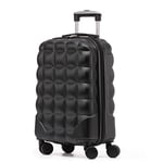 Flight Knight Bubble Suitcase - Ryanair easyJet Jet2 Approved - 8 Wheel Carry Cabin Hardcase 55x35x20cm