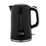 Daewoo Cordless Black Kettle 1.7L Honeycomb Textured Finish 3KW Fast Rapid Boil