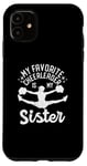 Coque pour iPhone 11 Ma pom-pom girl préférée est ma sœur, Cheerleading Cheer Sis