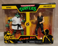 Teenages Mutant Ninja Turtles TMNT v's Cobra Kai 2 Pack Raphael , John Kreese