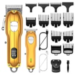 SURKER Mens Hair Clipper Professional Hair Trimmer Barber Clipper Set