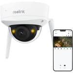 4K 8MP Caméra Surveillance Extérieure 2,4/5GHz WiFi 6, Anti-Vandalisme IK10, Détection Humaine/Véhicule/Animal, Grand Angle 125°, Vision Nocturne