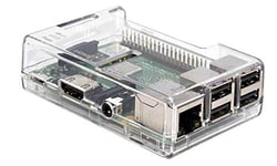 SB Haute Qualité Raspberry Pi 3 Case - Clear/Transparent ** Accès à Tous Les Ports ** montés en 30 Secondes. Conforme RoHS