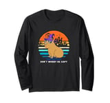 Halloween Capybara Dont Worry Be Capy Long Sleeve T-Shirt