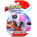 Pokemon Torracat, Ditto & Pyukumuku Battle Figure Pack Series 2