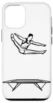 Coque pour iPhone 12/12 Pro Trampoline Garçon Athlète Trampoline