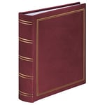 Hama Photo Album, PU faux leather, Red, 22.5 x 22.5 cm