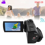 4K Video Camera Camcorder With 3.5 Inch IPS Touchscreen 30x Zoom Anti Shake