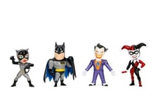 Jada Toys DC Batman (1 pièce) – 1 des 4 Figurines à Collectionner en métal (Batman, Joker, Catwoman, Harley Quinn), pour Les Fans et Les collectionneurs à partir de 8 Ans, Vague 2, sélection