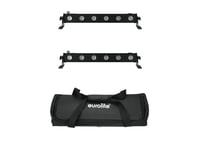 Set 2x LED BAR-6 QCL RGBA + Soft Bag