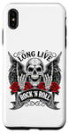 Coque pour iPhone XS Max Long Live Rock And Roll Rock&Roll Vintage Guitares électriques