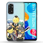 Coque pour Xiaomi Redmi Note 11 / 11S Manga Assassination Classroom Kuro Trio